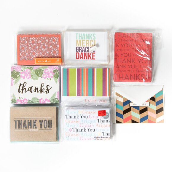 Assorted Lot Bundle 40+ Thank You Cards & Envelopes - Picture 1 of 6